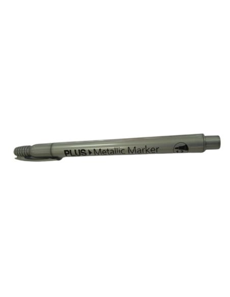 Rotulador Especial Plus Office Metallic Marker 1,2 Mm. Plata