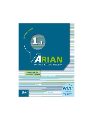 Arian a1.1 - lan-koadernoa (+erantzunak)