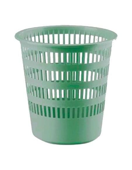Papelera Plastico Faibo 14 Litros Verde 310X280 Mm