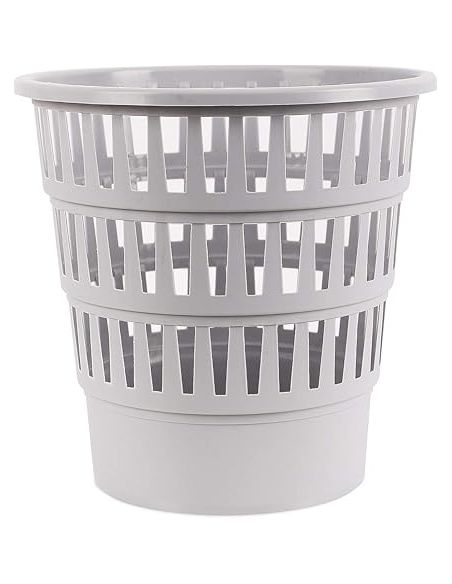 Papelera Plastico Faibo 14 Litros Gris 310X280 Mm