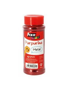 Purpurina Rojo Fina Bote 100 Gramos Con Dosificador