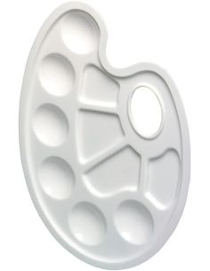 Paleta Plastico Ovalada 20X14,5 Cm Milan