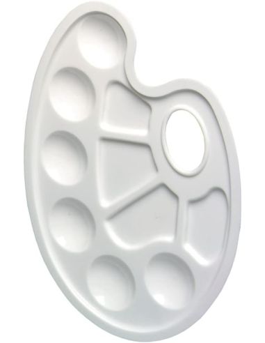 Paleta Plastico Ovalada 20X14,5 Cm Milan