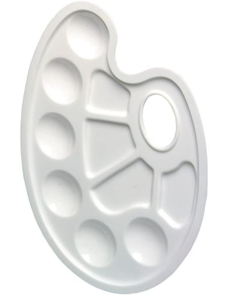 Paleta Plastico Ovalada 20X14,5 Cm Milan
