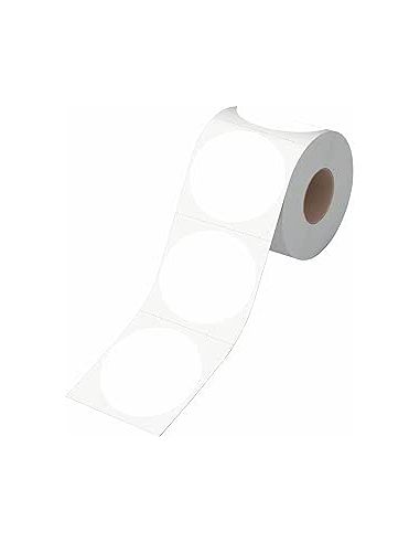 Gomette Circulo Mediano Blanco Rollo