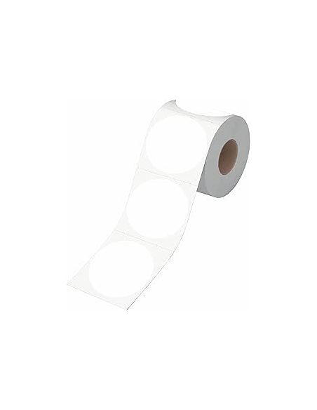 Gomette Circulo Mediano Blanco Rollo