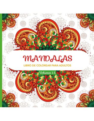Mandalas 14 - Libro De Colorear Para Adultos