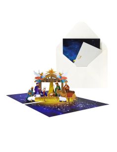 Postal Navidad Pop Up Card Christmas Nativity