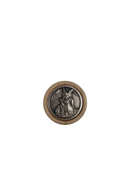Iman Madera Metal 22Mm Angel Guarda Puente