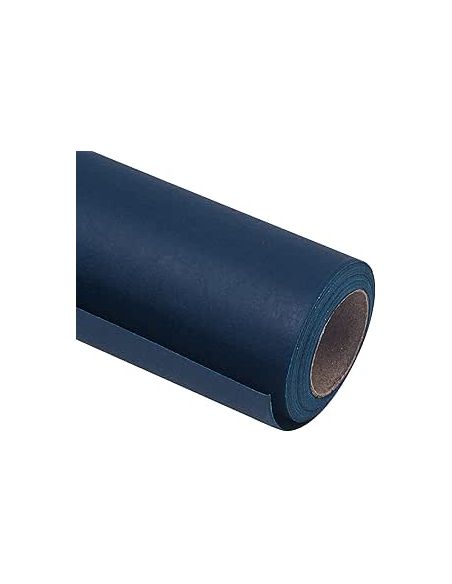 Papel Kraft Sadipal Verjurado - 65 G-1 X 25 M -  Azul Azurita Oscuro