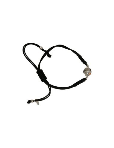 Pulsera Nudos Plata Ley Cruz 10Mm C/Caja