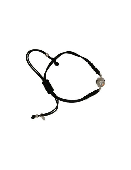 Pulsera Nudos Plata Ley Cruz 10Mm C/Caja