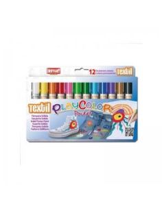 Estuche Playcolor Pocket Textil 12 Colores 5 Gr.