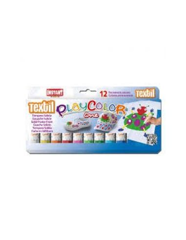 Estuche Playcolor One Textil 12 Colores 10 Gr.