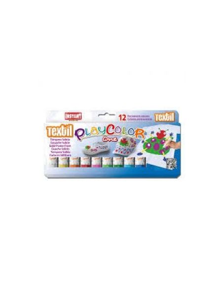 Estuche Playcolor One Textil 12 Colores 10 Gr.