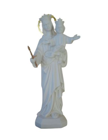 María Auxiliadora 33cm blanca mormolina