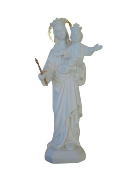 María Auxiliadora 33cm blanca mormolina