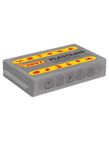 Plastilina Jovi 70 Gris Unidad Tamaño Pequeño