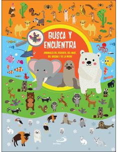 Busca Y Encuentra - Animales Del Desierto, Del Mar, Del Bosque Y De La Nieve