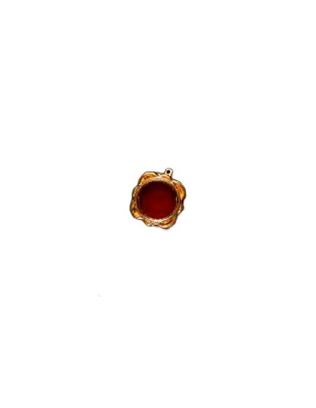 Relicario De Bolsillo Dorado D 2,5 Cm