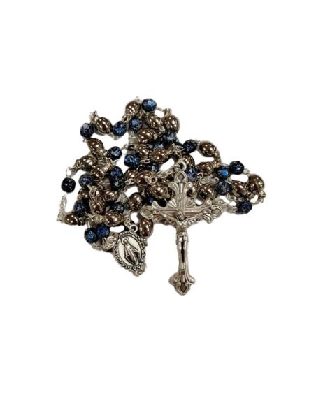 Rosario Olivas Metal Piedra Azul