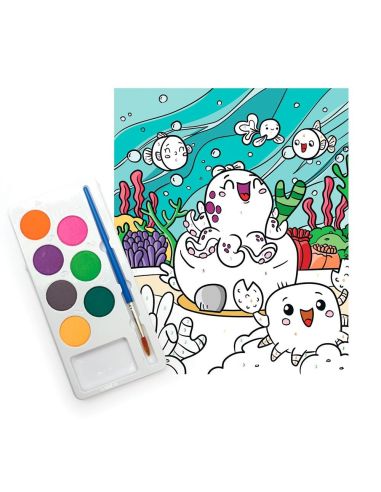 Set pintar por números océano