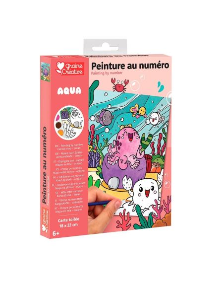 Set pintar por números océano