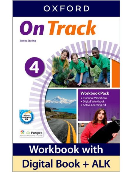 On Track 4 Workbook + Active Learning Kit (Monolingual)