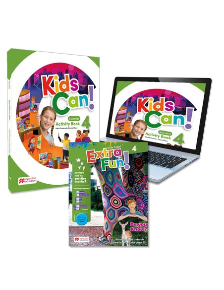Kids Can! 4 Activity Book, Extrafun & Pupil'S App: Versión Digital