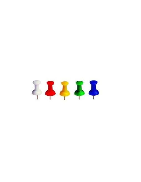 Chinchetas Colores Surtidos, Caja 50