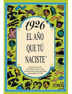 1926 El Año Que Tú Naciste