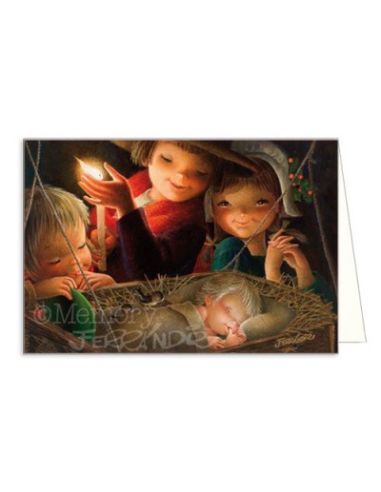 Christma Luz De Una Vela + Sobre (12X17) Ferrandiz