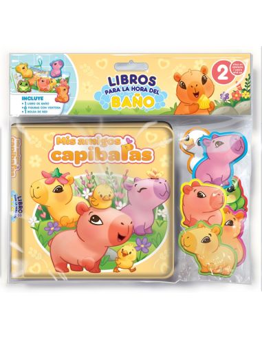 Mis amigos capibaras (Libro Baño)
