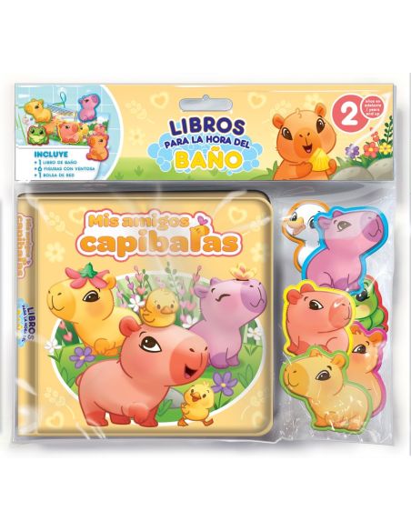 Mis amigos capibaras (Libro Baño)