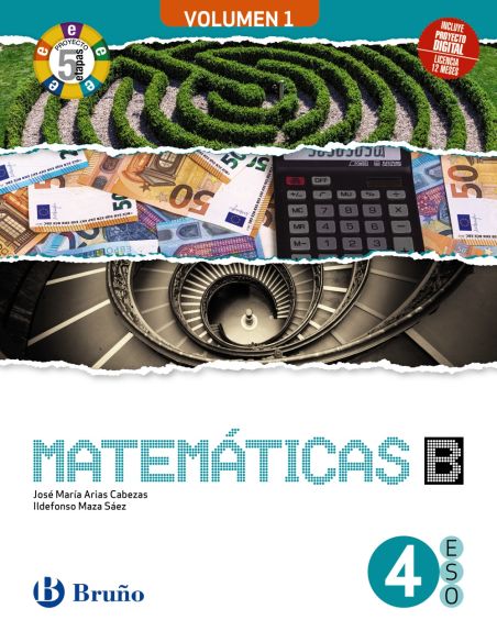 Matemáticas 4 B Eso 3 Volúmenes Proyecto 5 Etapas