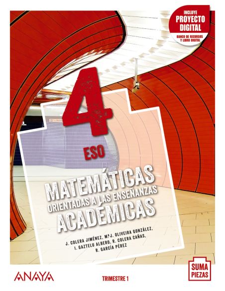 Matemáticas Orientadas A Las Enseñanzas Académicas 4.
