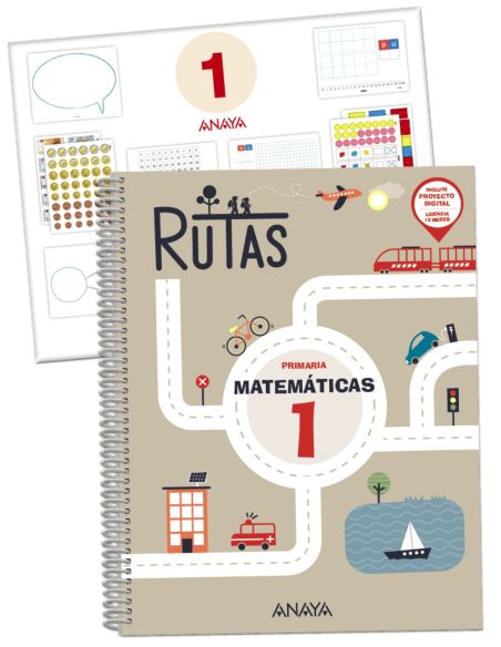 Matemáticas 1. Rutas. (Incluye Material Manipulativo)