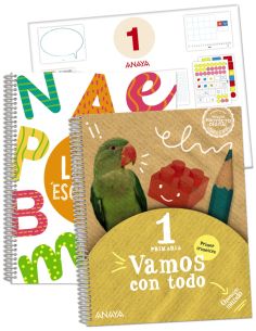 Vamos Con Todo 1. Primer Trimestre. + Lectoescritura + Material Manipulativo