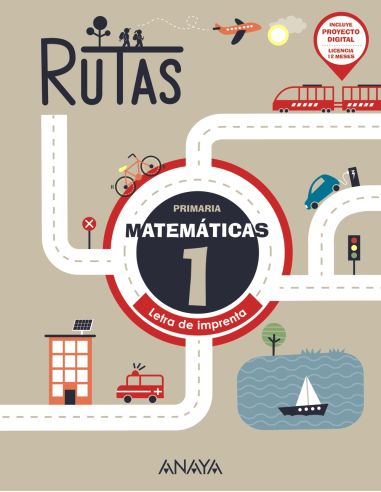 Rutas. Matemáticas 1. (Letra De Imprenta)