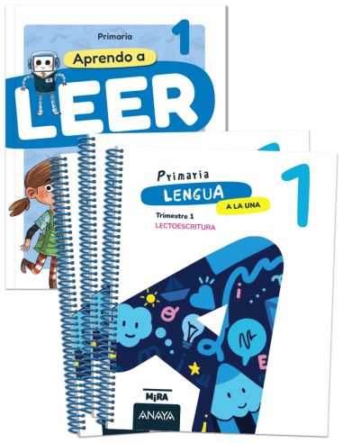 Lengua 1. A La Una. + Incluye Aprendo A Leer Con Detectives Del Recreo