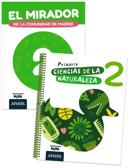 Ciencias De La Naturaleza 2 + El Mirador De La Comunidad De Madrid