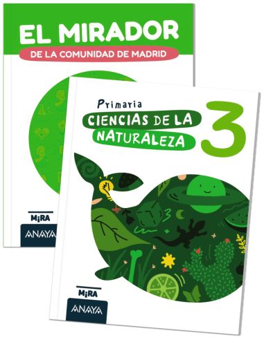 Ciencias De La Naturaleza 3 + El Mirador De La Comunidad De Madrid