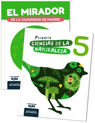 Ciencias De La Naturaleza 5 + El Mirador De La Comunidad De Madrid