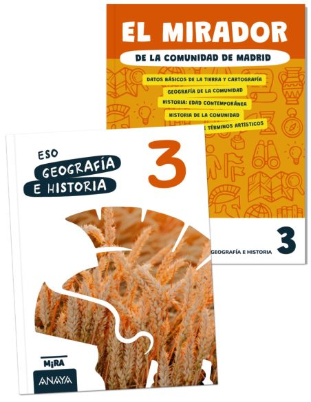 Geografía E Historia 3 + El Mirador De La Comunidad De Madrid