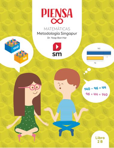 Libro. Piensa Infinito. Matemáticas. Metodología Singapur. 2 Primaria