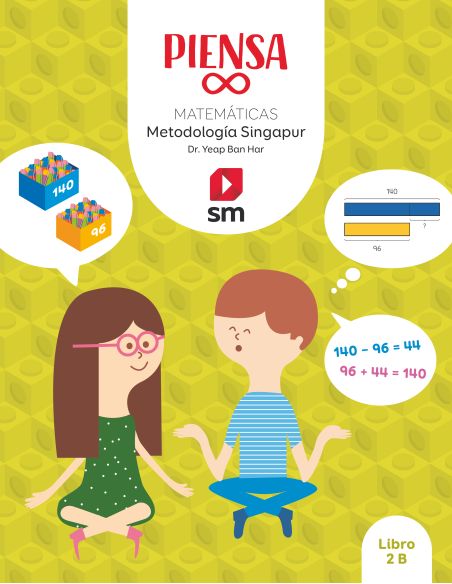 Libro. Piensa Infinito. Matemáticas. Metodología Singapur. 2 Primaria