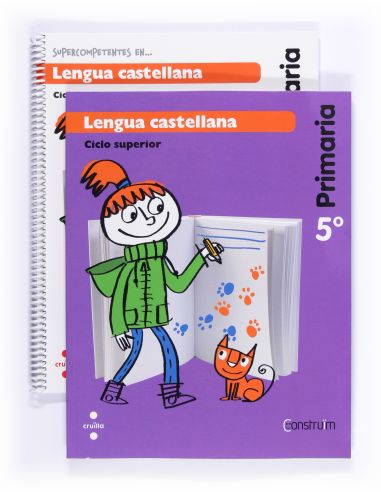 Supercompetentes En... Lengua Castellana. 5 Primaria. Construïm. Cuaderno
