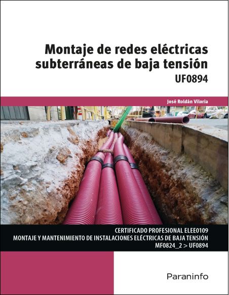 Montaje De Redes Eléctricas Subterráneas De Baja Tensión