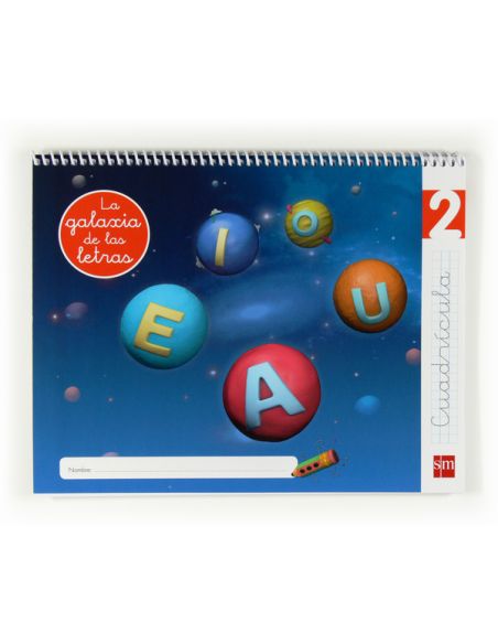 Lectoescritura 2, Cuadrícula. La Galaxia De Las Letras