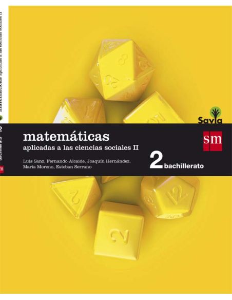 Matemáticas Aplicadas A Las Ciencias Sociales Ii. 2 Bachillerato. Savia